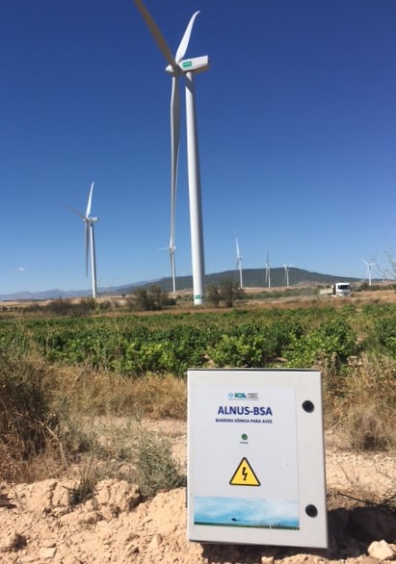 Suministro de equipos de barrera s&oacute;nica de aves ALNUS-BSA